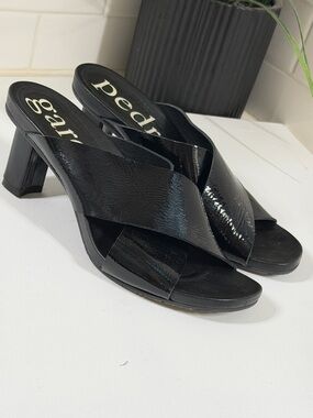 Pedro Garcia Heels. Made in Spain Black patent leather . Size 38 1/2